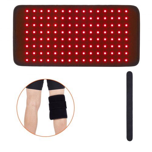 VEVOR roodlichttherapiemat voor lichaam 120 LED-lichttherapiepad 2 golflengten afbeelding
