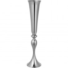 Bloemenvaas bekervaas 29,5 inch decoratieve vaas kandelaar voor decoratie zilver
