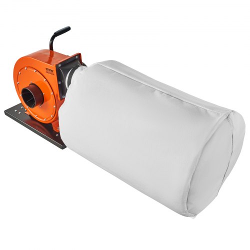 VEVOR Stofafzuiger 1 HP, 460 CFM Luchtstroom Rollende Stofafzuiger met 21 Gallon Stofopvangzak 2,5 Micron Zakfiltratie Mobiele Houtstofcontainer met Handvat en Wielen voor Industriële Werkplaatsen afbeelding