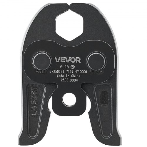 VEVOR V28 persbek, 28 mm persbek voor V-vormige roestvrijstalen buizen, stalen persbekken, compatibel met 32NK standaard persgereedschappen, verwarmin