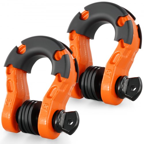 VEVOR 2-pack 3/4" D-ringsluiting met 7/8" schroefpen, breeksterkte 66139 lbs afbeelding
