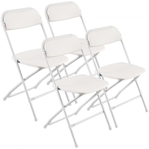 VEVOR 4 stuks opvouwbare stoelen draagbare plastic stoelen tuinstoel kampeerstoel afbeelding
