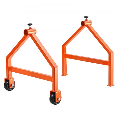 VEVOR Draadspoelstandaard, 100 kg draagvermogen, draagbaar kabelrek met wielen, voor het opbergen van spoelen met max. φ76 cm onder verschillende omstandigheden, buis niet inbegrepen