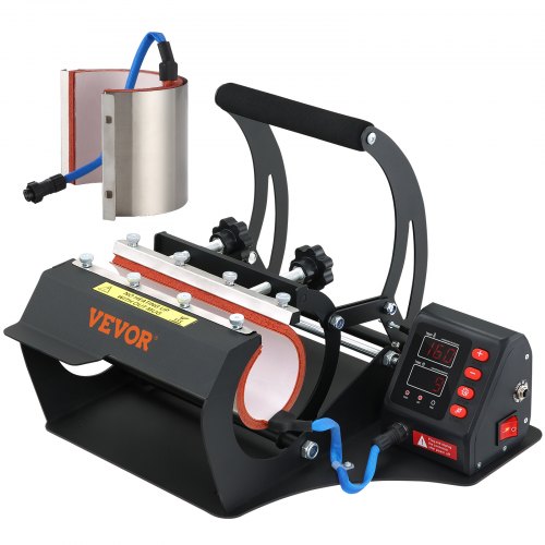 VEVOR Warmte Persmachine Bekerpers 560 W transferpers zwart bekerdrukmachine 11/20 ounce koppen pers machine met kabellengte koffiemok 220 V hittepers afbeelding