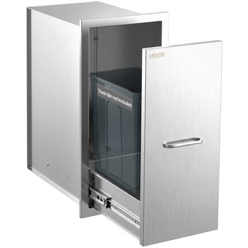 VEVOR afvallade voor buitenkeukens, 343 x 673 x 470 mm, zonder afvalbak, voor dagelijks gebruik bij het grillen en koken, met afgesloten opbergruimte