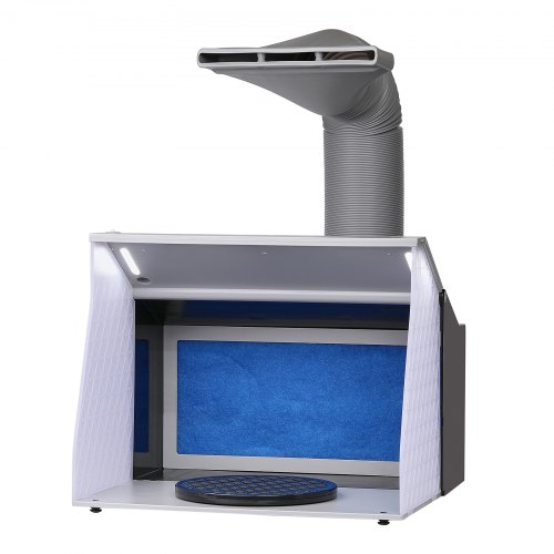 VEVOR airbrush-spuitcabine-kit 405 x 330 x 355 m, draagbaar airbrush-afzuigsysteem, airbrush-spuitcabine-afzuigsysteem 5,2 m³/min met dubbele ventilatoren voor het maken van airbrush-modellen, schilderwerkzaamheden, enz. afbeelding