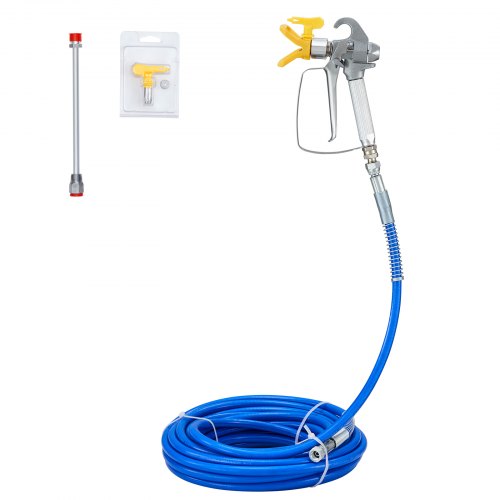 VEVOR Airless Verfspuitslang Kit 50ft 1/4in Draaibare Verbinding 3600psi met 517 Tip afbeelding