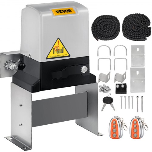 VEVOR Elektrische Deuropener Garagedeuropener 600KG Automatische Deuropener Kit Deur Elektrisch 2 Sleutels 4m Rekken afbeelding