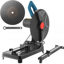 VEVOR Afkortzaag, 355mm Diameter Lemmet Verstekzaag, 2200W Paneelzaag, met Stevig Spark Shield, 0-45