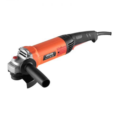 VEVOR Haakse slijper, 127 mm, doorslijper, 10.000 tpm, slijper met kabel en verstelbare stofkap voor het slijpen, snijden en verwijderen van roest op metaal (schijf niet inbegrepen)