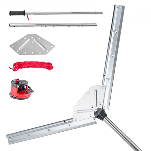 VEVOR Lake Weed Cutter Pond Harke Lake Harke 939mm Snijbreedte 9m Touw afbeelding