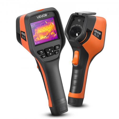 VEVOR warmtebeeldcamera, 384x288 IR-resolutie, warmtebeeldcamera met 5MP zichtbare camera, vernieuwingsfrequentie van 30 Hz, infraroodcamera met 3,5 inch touchscreen, -20 tot 50 °C, wifi-ondersteuning