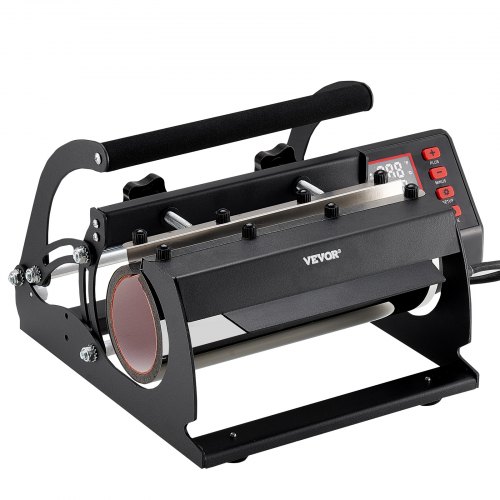 VEVOR hittepersmok hittepers 887 ml sublimatiemok DIY zwart afbeelding