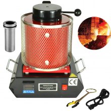 2kg Automatic Melting Furnace Commercial Melt Silver Gold 1800W MODERATE COST