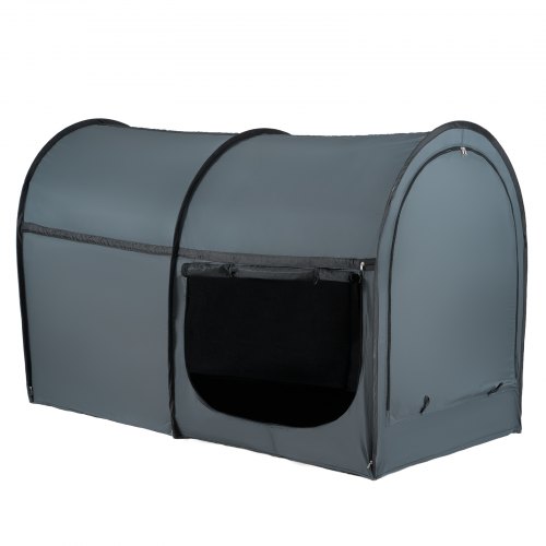 VEVOR bedtent bedluifel slaaptent droomtent 4 deuren ademend 190x99x119cm afbeelding