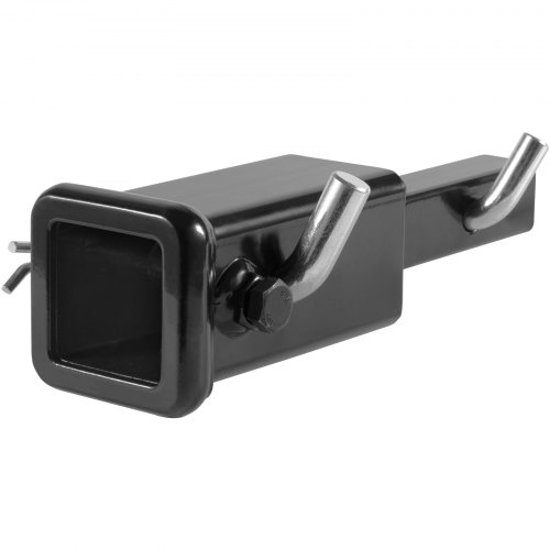 VEVOR trekhaakverlenging, 1-1/4" naar 2" ontvangerkoppelingsadapter, 6" verlenglengte, trekvermogen van 1,81 ton, trekpennen, clips, bouten en moeren inbegrepen afbeelding