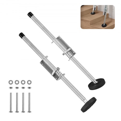 VEVOR 249,5kg Ladder Leveler Verstelbare Ladderpootstabilisator φ97x595mm afbeelding