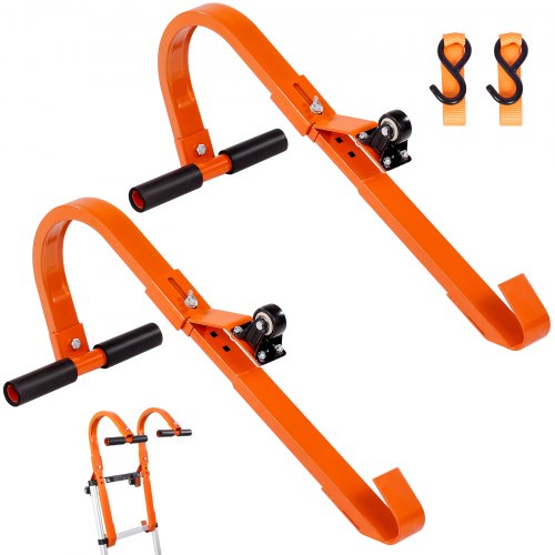 VEVOR Dakladderhaak Dakhaak Universele Ladderstabilisator Staal 58x36x25cm afbeelding