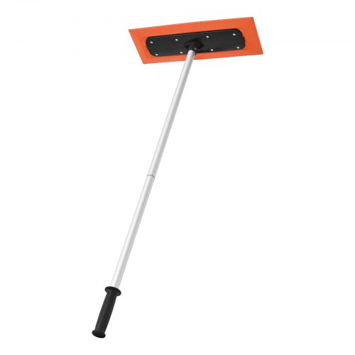 VEVOR Daksneeuwschuiver, 1,2 m lange sneeuwschuiver, 45 cm schuimblad voor krasvrij gebruik, antislip handvat, lichtgewicht sneeuwruimgereedschap voor