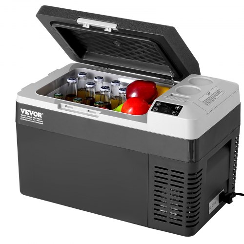 VEVOR Draagbare autokoelkast met vriesvak, compressor, 25 liter, enkele zone auto afbeelding