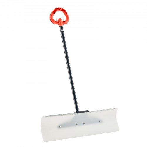 VEVOR Sneeuwschuiver Sneeuwschuiver Sneeuwruimer 76 cm breed kunststof blad afbeelding