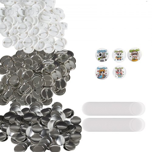 VEVOR Button Machine knopenmachine knopenmaakmachine 32mm 500 stuks Badgepons pers ; Machine niet inbegrepen afbeelding