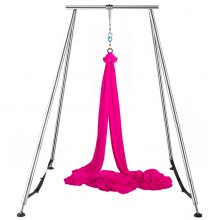 Opknoping Yoga Trapeze Swing Yoga Trapeze Stand Luchtfoto Yoga Frame Stalen Bar 12M