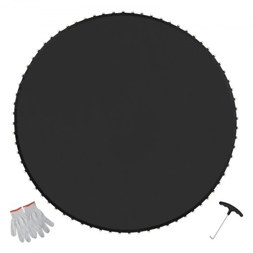VEVOR vervangende trampolinemat voor frame van 457 cm 96 V-ringen 16,5 cm veerlengte afbeelding