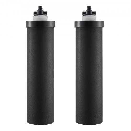 Vervangende zuiveringselementen voor VEVOR-waterfilters, vervangend filter met actieve kool (2-pack), eenvoudig vervangbaar waterfilter, vervanging voor zwaartekrachtwaterfiltersysteem, compatibel met de meeste merken afbeelding