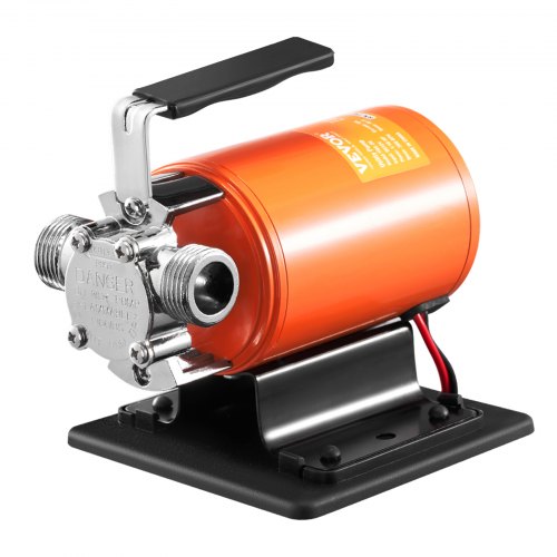 VEVOR waterpomp, 12V DC, 360 GPH, 1/10 HP, draagbare elektrische multifunctionele pomp, 1,8 m zuigslang, waaier, zuigfilter, voor tuin, zwembad, vijver, aquariumafvoer