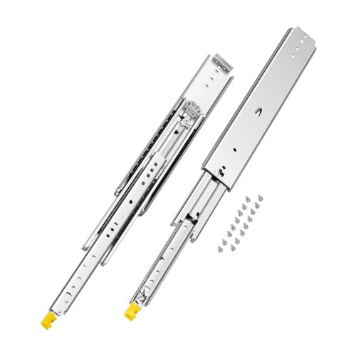 VEVOR 1 paar 508cm ladegeleiders met soft-close kogellagers, volledig uittrekbaar afbeelding