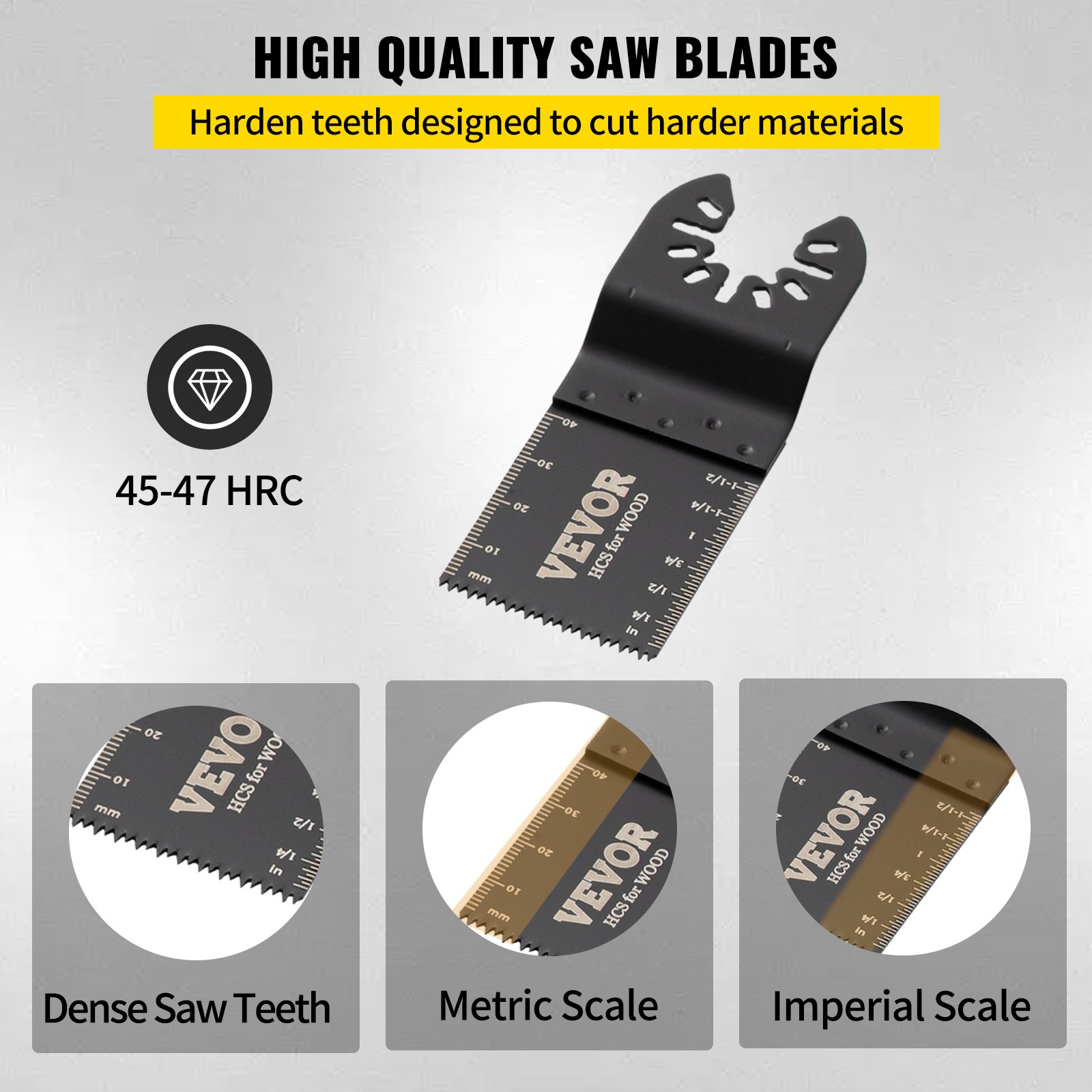 VEVOR 100x zaagbladen Oscillerende fijne zaagbladen Multitool ...