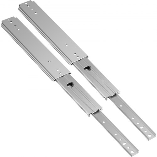 1 paar volledig uittrekbare ladegeleiders van 600 mm, draagvermogen 113,4 kg