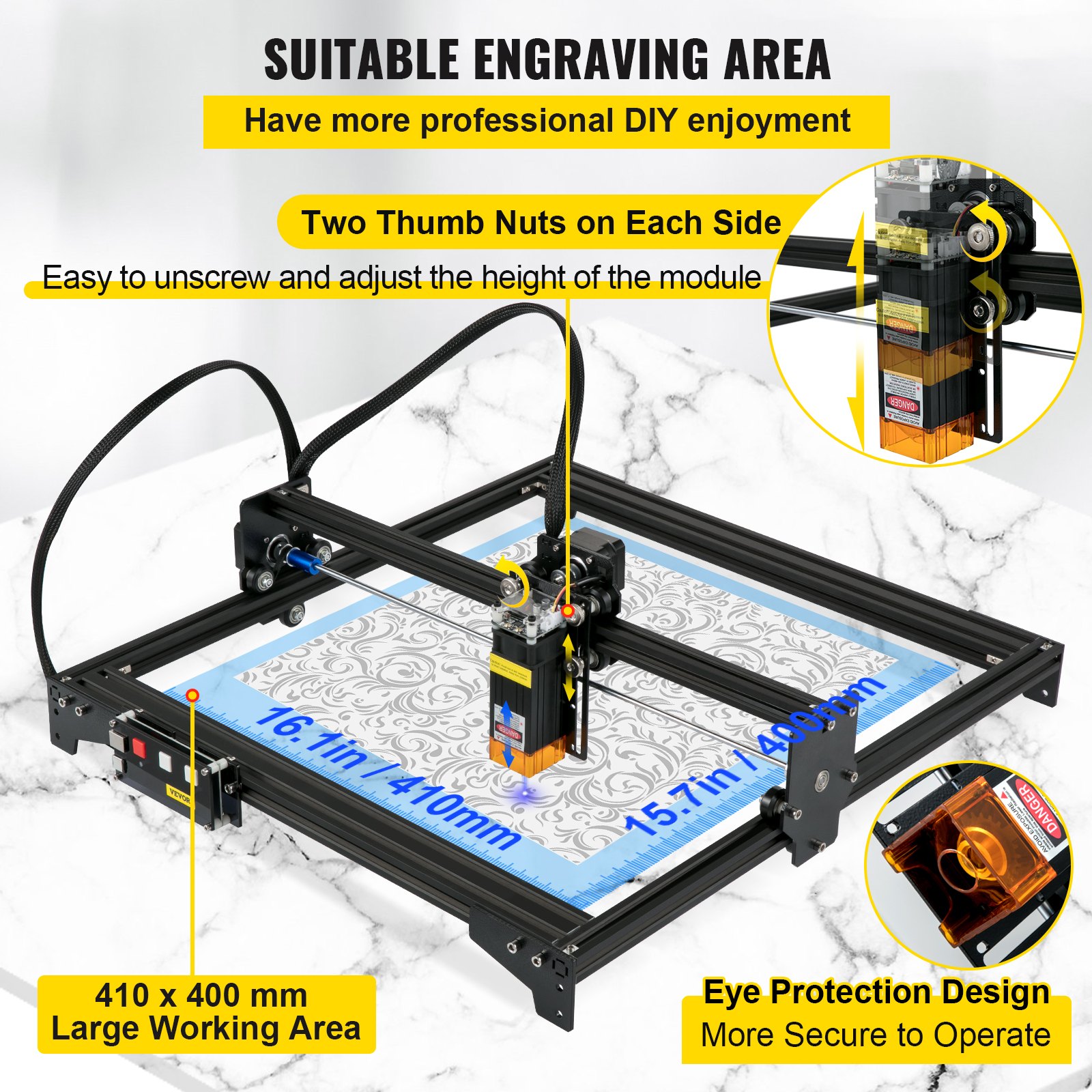 Lasergraveermachine Graveerapparaat 3040 Cnc Freesmachine 2,5 W