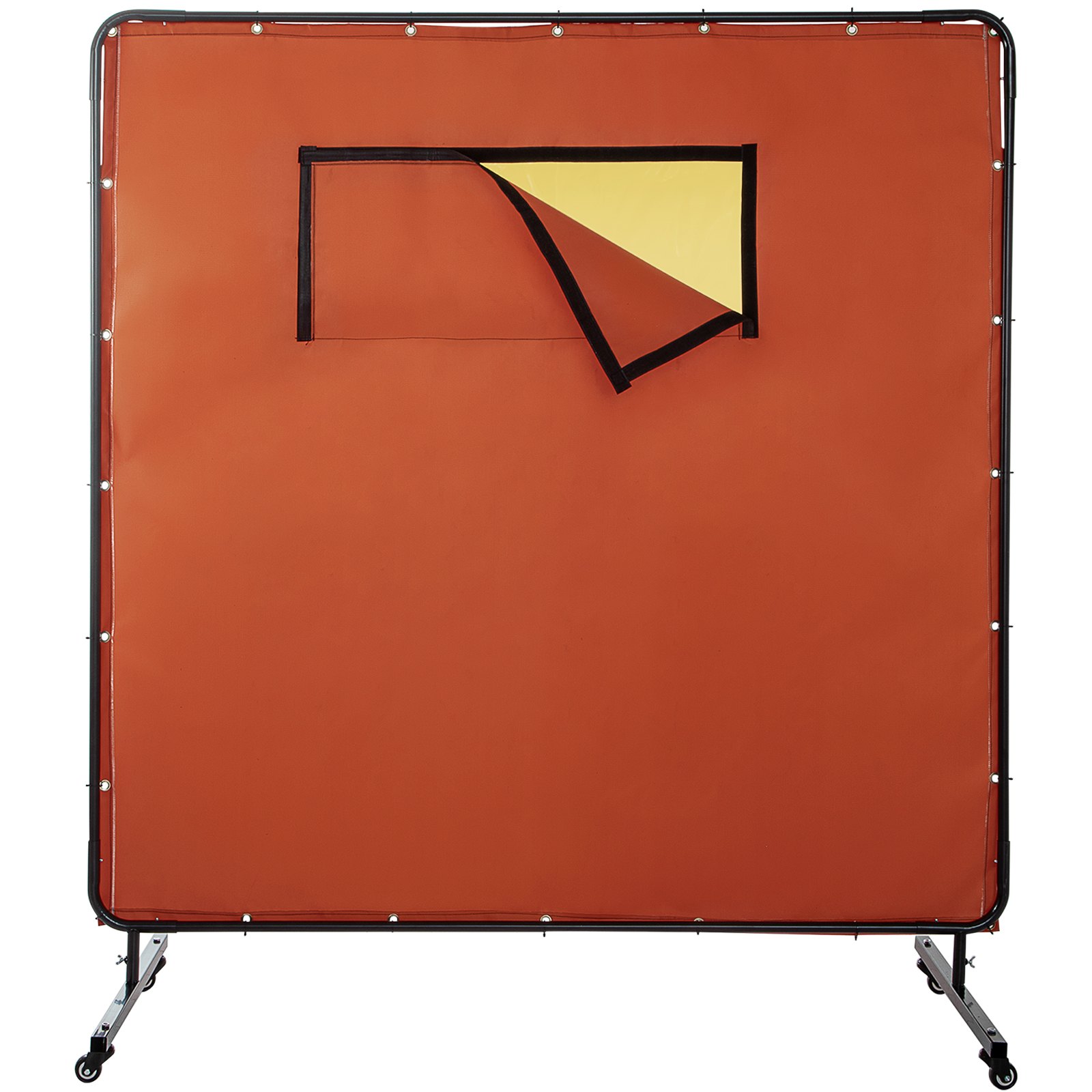 Lasgordijn 1,8 X 1,8 M Lasbeschermingsgordijn Van Vlamvertragend Vinyl Lasbeschermingswand Met 4 Zwenkwielen En Een 6 Traps Uv Werende Lasdeken Lasbescherming Groen P 010374891775