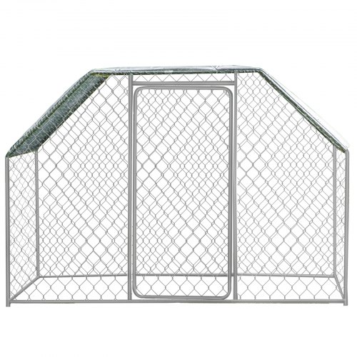 SAILUN Kippenhok voor buiten, met slot, 3 x 4 x 2 m, kippenkooi en huis, robuust verzinkt stalen frame, gecoat PE-schaduwdak, geschikt voor kippen, eenden, honden, konijnen, kippen en kleine dieren