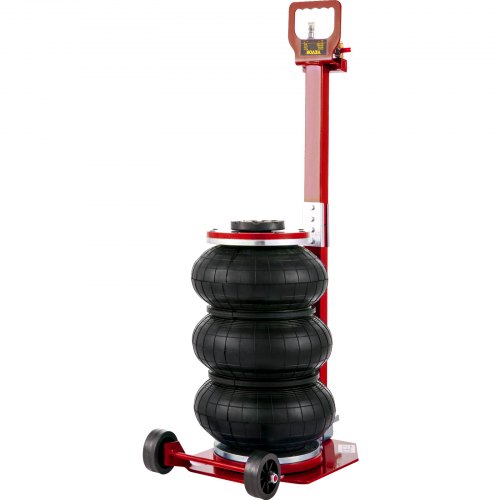 Pneumatische Krik Triple Bag Air Jack 5T, Triple Bag Air Jack 140 470 Mm Hefhoogte Bag Air Jack 5 Minuten Lift Air Jack Jack Verstelbaar Rood P 010582142840