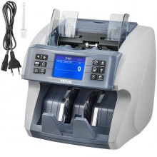 VEVOR maszyna do liczenia pieniędzy licznik banknotów licznik banknotów UV MG IR