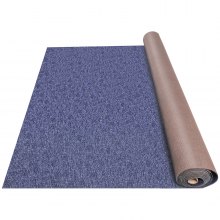 Dywan, dywaniki na patio, 1,8 m x 16 m, niebieski, wewnątrz na zewnątrz, włókno poliestrowe