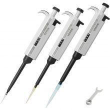 VEVOR 0,5-10μl/10-100μl/100-1000μl pipeta jednokanałowa mikropipeta laboratoryjna