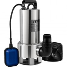 Pompa do brudnej wody VEVOR pompa głębinowa 230 V 1300 W 20000 L/h pompa ogrodowa pompa