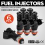 Set (6) Fuel Injectors For Dodge Chrysler 0280158028 04591986AA 2.7L 3.5L V6