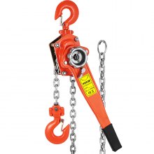 3300lbs 5ft Ratcheting Lever Block Chain Hoist Come Along Puller Pulley 1.5t