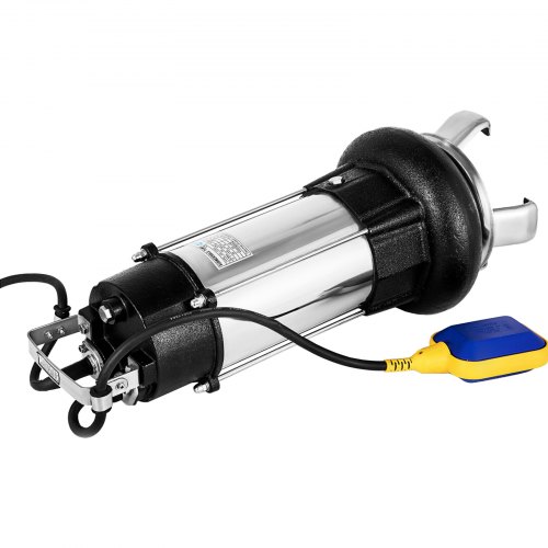 6340GPH Sump Pump 1.5HP Industrial Sewage Cutter Grinder Cast Iron Submersible 