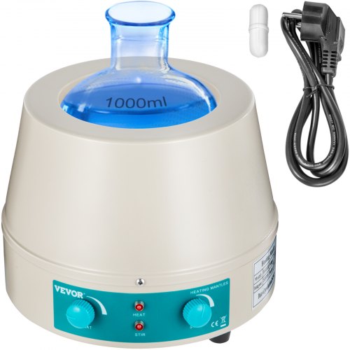 350W Magnetic Stirrer Heating Mantle 1000ml for Round Bottom Flask