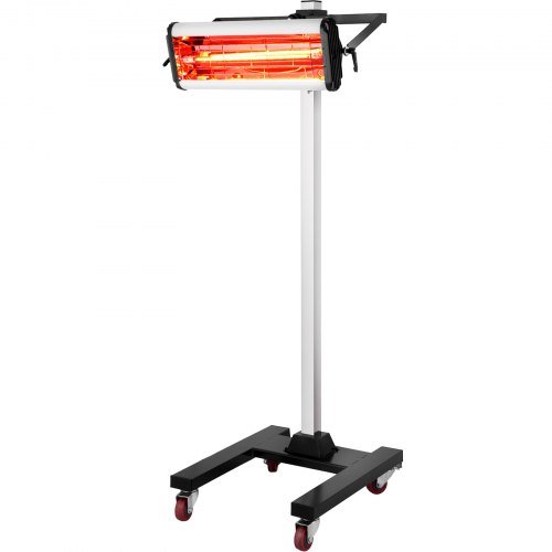 VEVOR 1000W Baking Infrared Paint Curing Lamp 220V Short Wave Infrared Heater Car Bodywork Repair Paint Dryer/Stand (1000W Dryer Lamp +Stand)