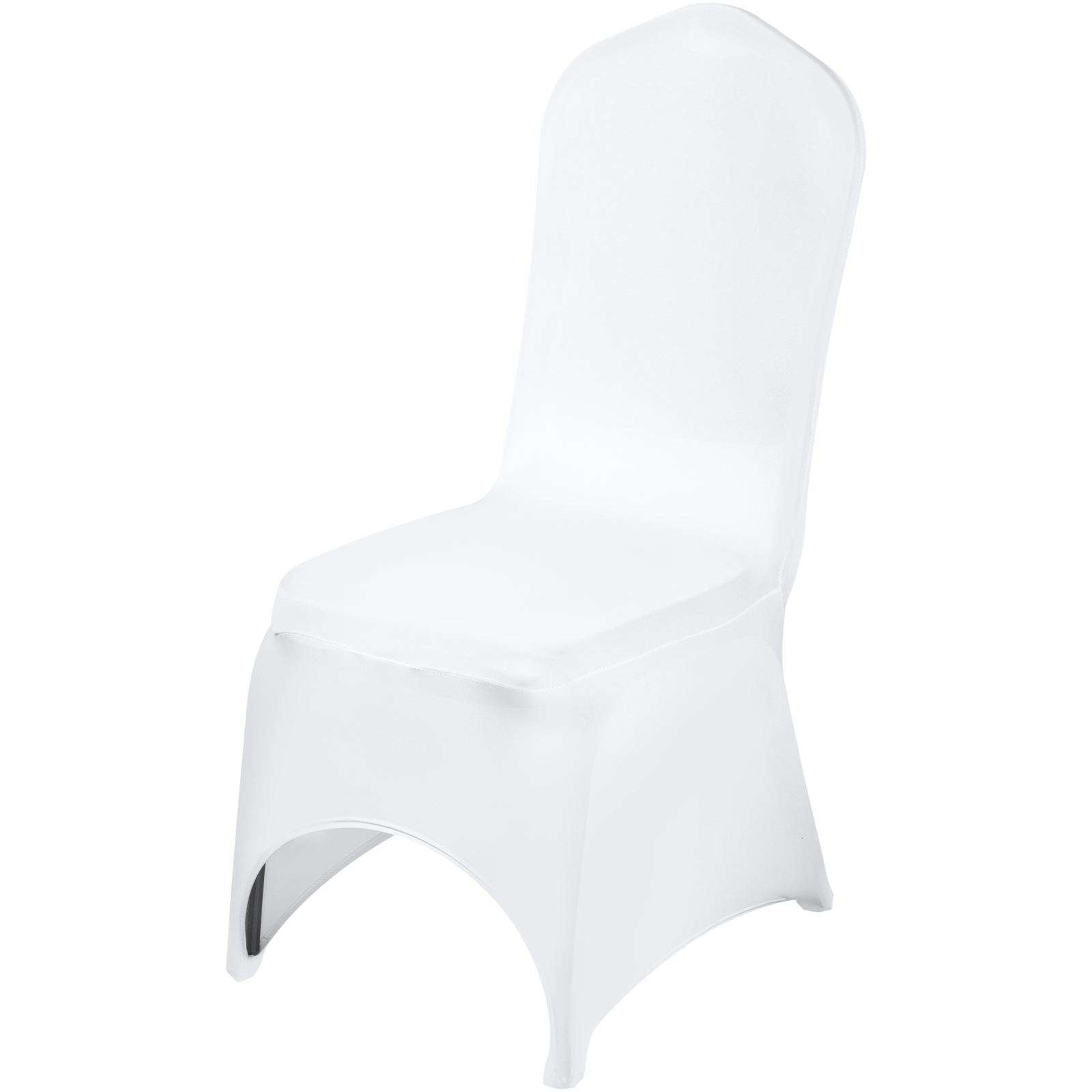 Universal 100 Pcs Polyester Spandex Wedding Chair Covers Arched Front White от Vevor Many GEOs