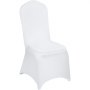100pcs Spandex Stretch Chair Covers White For Wedding Party Banquet Decoration
