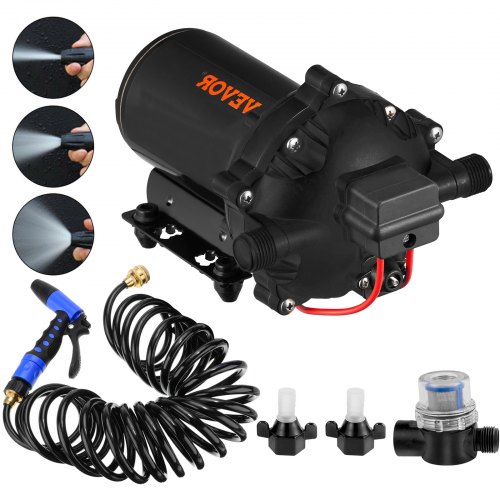 VEVOR Washdown Deck Wash Pump Kit 12v 20 Lpm 70 Psi Caravan Rv Boat Marine VEVOR Washdown Deck Wash Pump Kit 12v 20 Lpm 70 Psi Caravan Rv Boat Marine