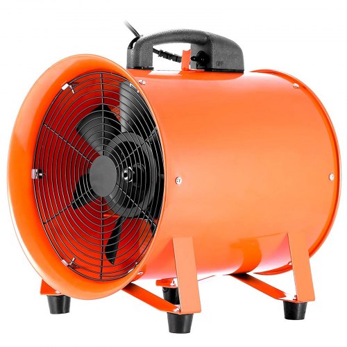 Industrial Fan 12'' Ventilation Blower Extractor Fan With 2m Electric Wire Cable